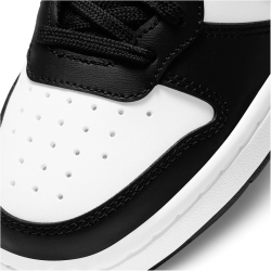NIKE Court Borough Mid 2 Sneaker Kinder 005 - black/sunset pulse-white 35.5