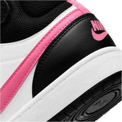 NIKE Court Borough Mid 2 Sneaker Kinder 005 - black/sunset pulse-white 35.5