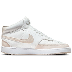 NIKE Court Vision Mid-Top Sneaker Damen 106 - summit white/lt orewood brn-white 35.5