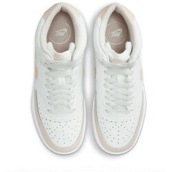 NIKE Court Vision Mid-Top Sneaker Damen 106 - summit white/lt orewood brn-white 35.5