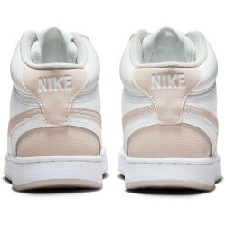 NIKE Court Vision Mid-Top Sneaker Damen 106 - summit white/lt orewood brn-white 35.5