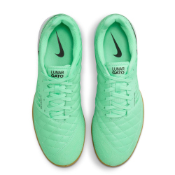 NIKE Lunar Gato II IC Hallen-Fußballschuhe 300 - green glow/black-gum light brown 44.5
