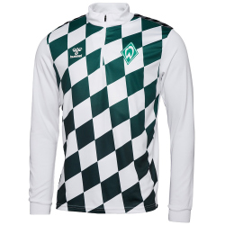 hummel SV Werder Bremen 1/2-Zip Aufw&auml;rm-Sweatshirt