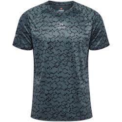 newline Dopa Graphic Laufshirt 2482 - dark slate S
