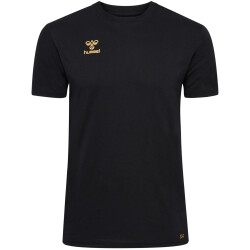 hummel hmlE24C Baumwoll-Shirt 2128 - black/gold S