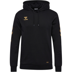hummel hmlE24C Baumwoll-Hoodie 2128 - black/gold S