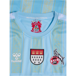 hummel 1. FC K&ouml;ln Karneval Torwarttrikot 2023/24 Kinder 6475 - airy blue 116