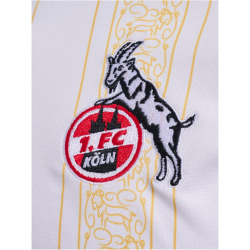 hummel 1. FC K&ouml;ln Karneval Trikot 2023/24 Kinder 9402 - white/true red 116