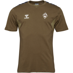 hummel SV Werder Bremen Baumwollshirt 2023/24 6599 - military olive S