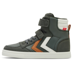 hummel Slimmer Stadil Leather High Sneaker Kinder 6297 - forest night 30