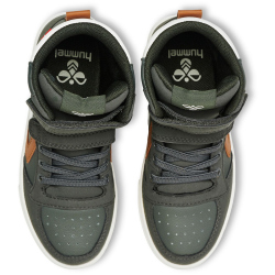 hummel Slimmer Stadil Leather High Sneaker Kinder 6297 - forest night 30