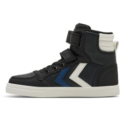 hummel Slimmer Stadil Leather High Sneaker Kinder 2431 - black/blue 26