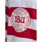 hummel DBU D&auml;nemark gestreiftes Rugby Fan-Shirt 2024 3681 - tango red/white S