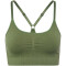 hummel hmlMT DEFINE Seamless padded Sport-BH Damen 6754 - deep lichen green S
