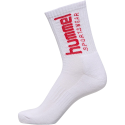 3er Pack hummel hml lange Sportsocken 9001 - white 35-38