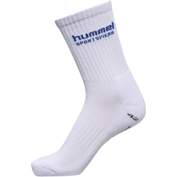 3er Pack hummel Sportsocken 9160 - white/tango red 46-48