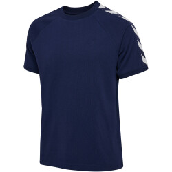 hummel hmlARCHIVE weites T-Shirt 7666 - peacoat XS