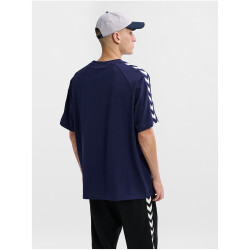 hummel hmlARCHIVE weites T-Shirt 7666 - peacoat XS