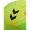 hummel hmlPRECISION Training Pro Fu&szlig;ball 5125 - flou yellow/green/orange 5