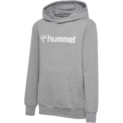 hummel hmlGO 2.0 Logo Hoodie Kinder 2006 - grey melange 140