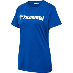 hummel hmlGO 2.0 Logo T-Shirt Damen 7045 - true blue XS