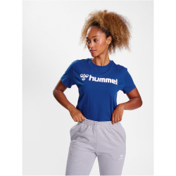 hummel hmlGO 2.0 Logo T-Shirt Damen 7045 - true blue XS