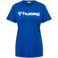 hummel hmlGO 2.0 Logo T-Shirt Damen 7045 - true blue S
