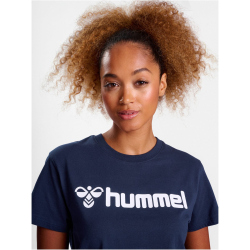 hummel hmlGO 2.0 Logo T-Shirt Damen 7026 - marine XS