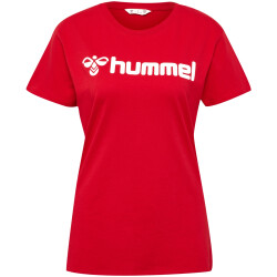 hummel hmlGO 2.0 Logo T-Shirt Damen 3062 - true red XS