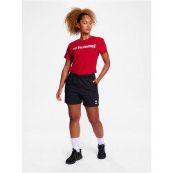 hummel hmlGO 2.0 Logo T-Shirt Damen 3062 - true red XS