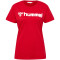 hummel hmlGO 2.0 Logo T-Shirt Damen 3062 - true red XS