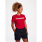 hummel hmlGO 2.0 Logo T-Shirt Damen 3062 - true red XS