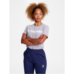 hummel hmlGO 2.0 Logo T-Shirt Damen 2006 - grey melange XS