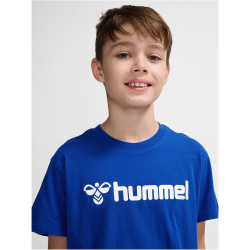 hummel hmlGO 2.0 Logo T-Shirt Kinder 7045 - true blue 116