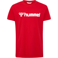 hummel hmlGO 2.0 Logo T-Shirt Kinder 3062 - true red 116