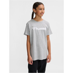 hummel hmlGO 2.0 Logo T-Shirt Kinder 2006 - grey melange 116
