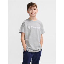 hummel hmlGO 2.0 Logo T-Shirt Kinder 2006 - grey melange 116