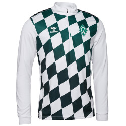 hummel SV Werder Bremen 1/2-Zip Aufwärm-Sweatshirt...