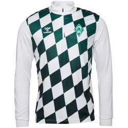 hummel SV Werder Bremen 1/2-Zip Aufwärm-Sweatshirt...