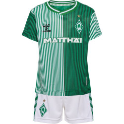 hummel SV Werder Bremen Fan Heim-Trikotset 2023/24 Kinder...