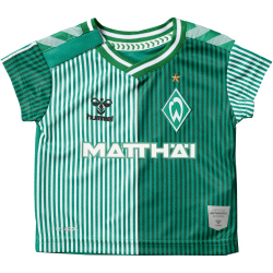 hummel SV Werder Bremen Fan Heim-Trikotset 2023/24 Kinder 6170 - eden 68