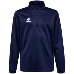 hummel hmlESSENTIAL 1/2-Zip Sweatshirt Kinder 7026 - marine 116