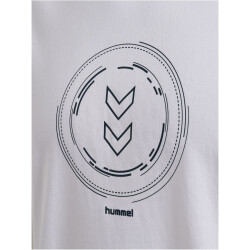 hummel hmlACTIVE Circle Baumwoll-Shirt 9001 - white XL