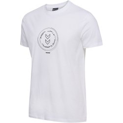 hummel hmlACTIVE Circle Baumwoll-Shirt 9001 - white 3XL