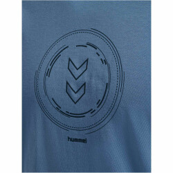 hummel hmlACTIVE Circle Baumwoll-Shirt 4250 - coronet blue S