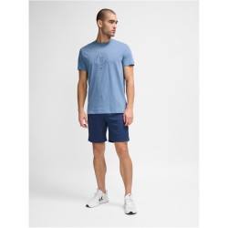 hummel hmlACTIVE Circle Baumwoll-Shirt 4250 - coronet blue S
