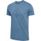 hummel hmlACTIVE Circle Baumwoll-Shirt 4250 - coronet blue S