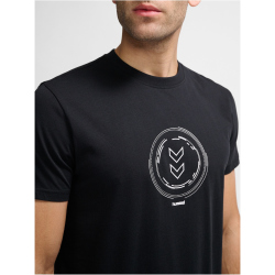 hummel hmlACTIVE Circle Baumwoll-Shirt 2001 - black S