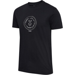 hummel hmlACTIVE Circle Baumwoll-Shirt 2001 - black XL
