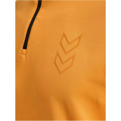 hummel hmlACTIVE Poly 1/2-Zip Sweatjacke 3237 - blazing orange 3XL